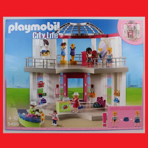 PLAYMOBIL 5499 Fashion-Boutique - Kreatives Spielset für modebegeisterte Kinder, fördert Fantasie und Rollenspiel