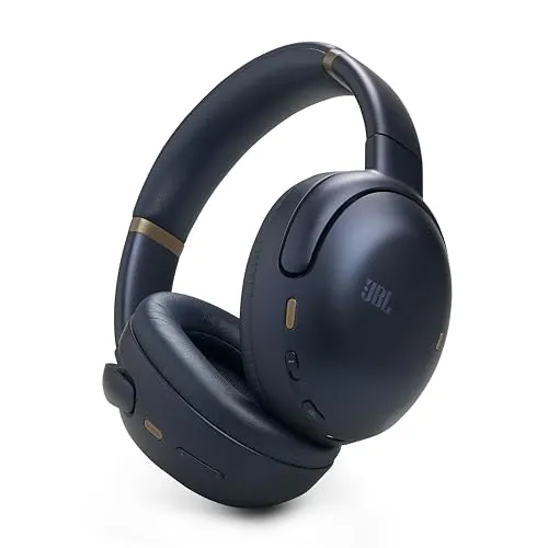 JBL Tour One M3 - Over-ear Bluetooth Kopfhörer in Blau - Kopfhörer mit True Adaptive Noise Cancelling 2.0, 70h Akkulaufzeit und Spatial 360 Audio für ein unvergleichliches Hörerlebnis.