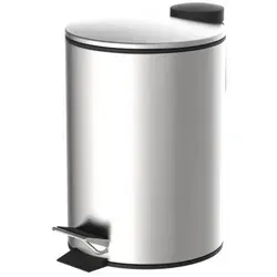 Kosmetik-Treteimer, Edelstahl, ca. 3 l, mit Absenkautomatik