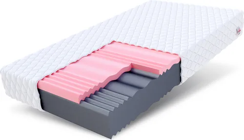 FDM Matratze 100x200 cm H3 H4 - 7-Zonen Kaltschaummatratze - Matratzen mit 7 Komfortzonen für optimale Druckentlastung, waschbarem Bezug und hypoallergenen Eigenschaften, ideal für Allergiker und Pflegeleicht.