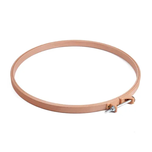 Elbesee Premium Hölzerner Quilten-Reifen -14 Zoll - [2Hq14] in braun von Elbesee