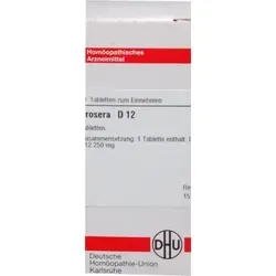 Drosera D 12 Tabletten 80 St