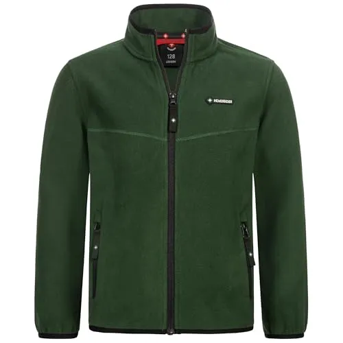 Höhenhorn Leggon Kinder Fleece Jacke Grün/Schwarz Gr. 140