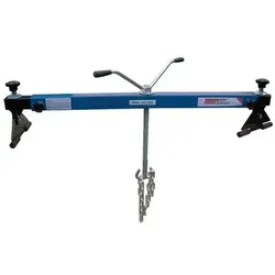 BGS Motortraverse - Tragkraft bis 300 kg, Breite 1000 bis 1450 mm - Werkzeug-Set zur Montage und Demontage von Motoren, mit flexibler Breiteneinstellung und kugelgelagerten Rollen für optimalen Kotflügelschutz.