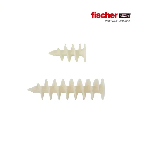 fischer Dämmstoffdübel FID 50 - Kunststoffdübel für Dämmstoffe, ohne Vorbohren, mühelose Anbringung leichter Gegenstände in Außenwänden