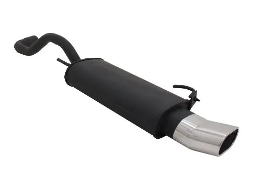Novus Sportauspuff Gruppe N 135x75mm DTM - Hochwertiger Auto-Endschalldämpfer - Sportauspuff mit DTM-Design und EG Genehmigung, sorgt für einen kraftvollen Race Sound und einfache Montage, ideal für Auto-Enthusiasten.