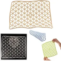 KADAX Spülbeckeneinlage, Rutschfeste Einlage für das Spülbecken, Dreiecke