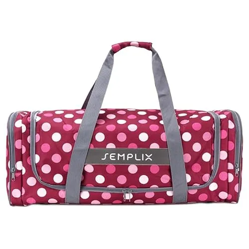 SEMPLIX Plottertasche für Plottergeräte und Zubehör (Beere/Rosa) - Praktische Aufbewahrungslösung für Plotter und Zubehör. Die SEMPLIX Plottertasche schützt vor Staub und Stößen und bietet viel Platz. Mit großem Zweiwege-Reißverschluss für einfachen Zugriff und strapazierfähigem Material für sicheren Transport.