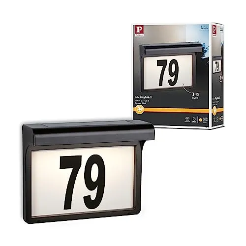 Paulmann 95388 Solar Hausnummernleuchte Dayton II IP44