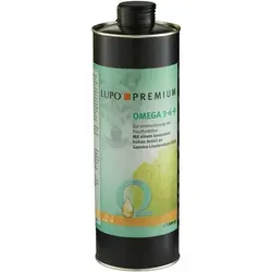 Luposan Premium Omega 3-6-9 | 1,0 l Diätergänzungsfuttermittel für Hunde - Tiergesundheit, fördert das Fell und die Hautgesundheit Ihres Hundes mit wertvollen Fettsäuren.