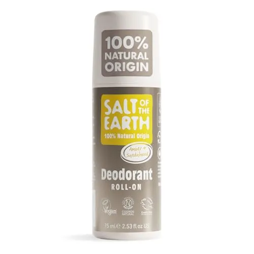 Salt Of The Earth Natürlicher Deo-Roller, Geruchlos, Ohne Parfüm - Vegan, Langanhaltender Schutz, Ohne Tierversuche