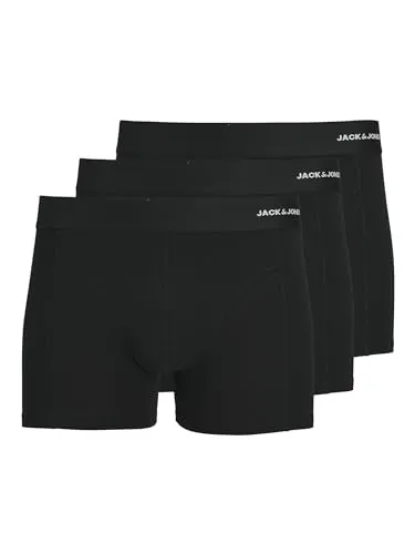 Jack & Jones Herren Boxershort JACBASIC BAMBOO TRUNKS 3er Pack - Herrenunterhosen im 3er-Pack, aus weichem Viskosegemisch für optimalen Tragekomfort und perfekten Sitz. Ideal für den täglichen Gebrauch!