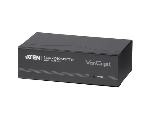 Aten VS132A VGA Video-Splitter - Sonstiges TV-Zubehör, 450MHz Bandbreite für perfekte Bildqualität und ermöglicht den Anschluss von zwei Monitoren gleichzeitig.