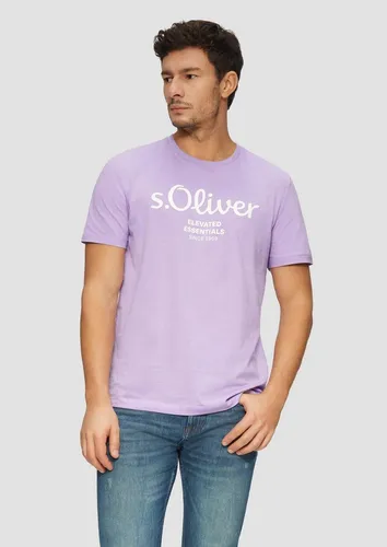 s.Oliver Kurzarmshirt T-Shirt T-Shirt mit Logo-Print