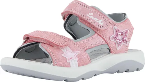 Lurchi Fia 1 Sandale - Komfortable Wandersandale für Kinder - Wanderschuhe in Größe 28, Farbe Geranie, perfekt für Abenteuer im Freien mit rutschfester Sohle und optimalem Halt.