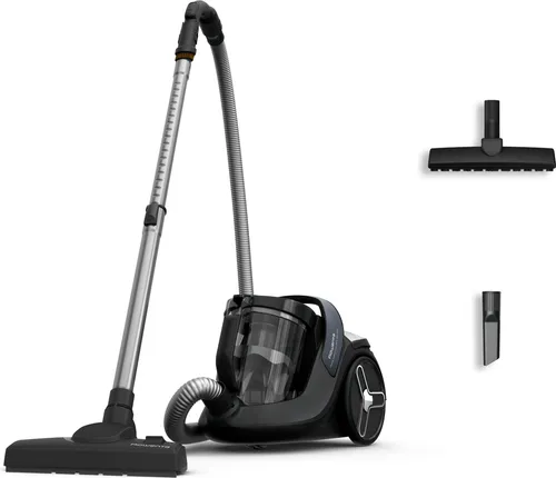 ROWENTA Green Force Cyclonic Effitech RO7C36 Staubsauger - Beutelloser Staubsauger mit 500W Effitech-Motor für starke Saugkraft und 40% Energieeinsparung. Besonders leise mit nur 68dB(A) und umweltfreundlich aus 67% recyceltem Kunststoff.