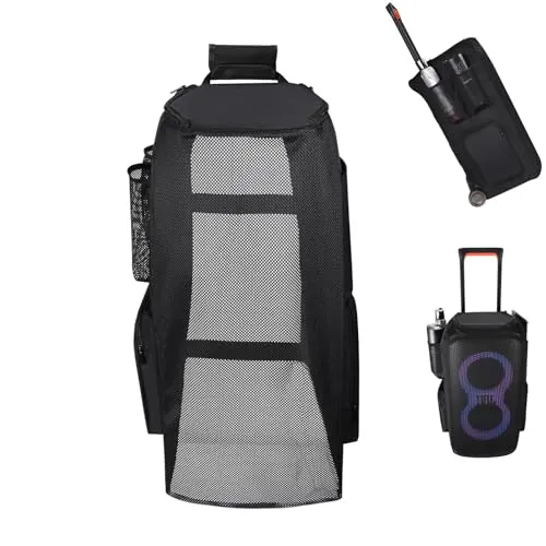 Growalleter Tasche für JBL PartyBox Stage 320 – Schutzhülle mit Sound-Permeable Design - Zubehör für Lautsprecher: Vielseitige Schutzhülle für JBL PartyBox Stage 320/310 mit offenem Design für einfachen Zugriff und speziellem Mesh-Panel für optimalen Klang.