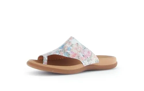 Gabor Pantolette 63.700.30, Flower Pastell (Veloursleder) von Gabor