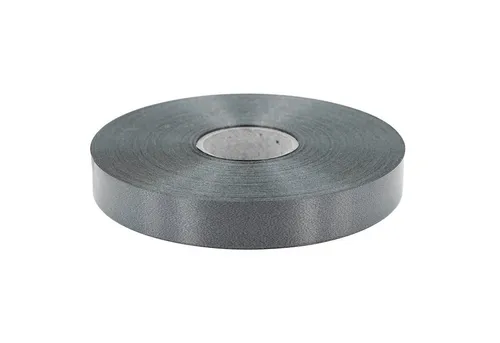 Star Geschenkband, Geschenkband Ringelband 19mm x 100m Rolle Anthrazit / Grau