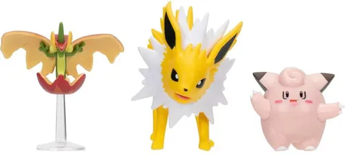 Pokémon Figuren - Clefairy, Flapple, Jolteon