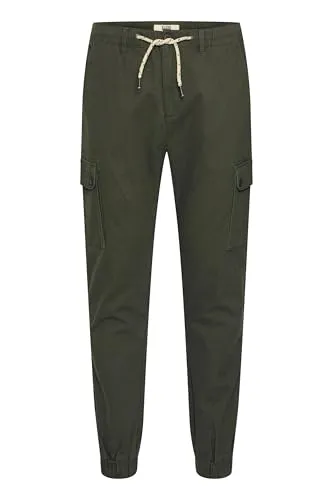 Blend BHSellini Herren Cargohose Lange Hose mit Stretch, Größe:38/34, Farbe:Dusty Green (70595)