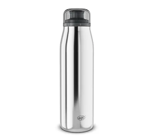 Alfi Isolierflasche ISO Bottle 0,35 L - Thermobehälter aus Edelstahl, doppelwandig und 100% dicht. Hält Getränke lange warm oder kalt und ist bruchsicher sowie schadstofffrei.