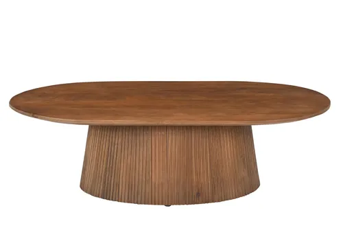 Eleganter Couchtisch in Braun, 120x37 cm