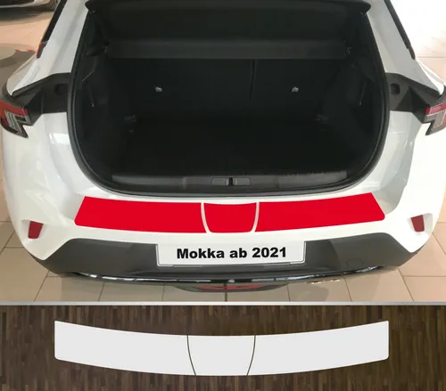 Ladekantenschutz Lackschutzfolie transparent Opel Mokka ab 2021