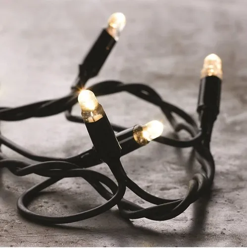 Sirius Home A/S LED-Lichterkette 45-flammig - Profi Outdoor Lichterkette mit 230V-Betrieb, kein Trafo nötig, erweiterbar bis 8.000 Lampen. Inklusive 6h Timerfunktion für automatische Steuerung.