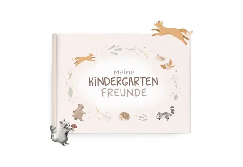 mintkind Freundebuch Freundebuch Kindergarten in beige von mintkind