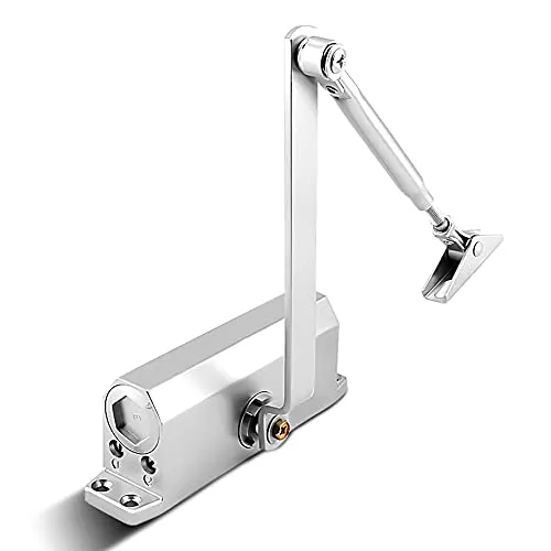 Ejoyous Türschließer Automatischer, Türschließer Zimmertür Hydraulik Einstellbarer für Innentür, gewerbliche oder häusliche Nutzung Türgewicht 45-75 kg