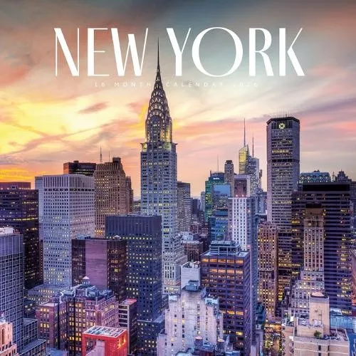 New York Wall Calendar by Carousel Calendars [Blank book] 2026