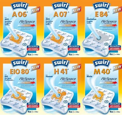 MELITTA Swirl Staubsaugerbeutel S69 6 Stück