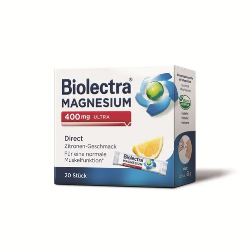 BIOLECTRA Magnesium 400 mg ultra Direct Zitrone