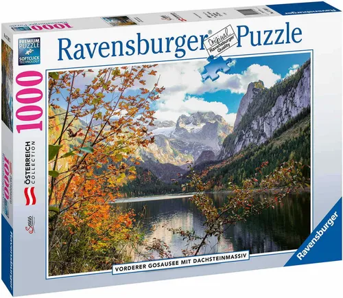 Ravensburger Puzzle 1000 Teile Puzzle Vorderer Gosausee 17592, 1000 Puzzleteile
