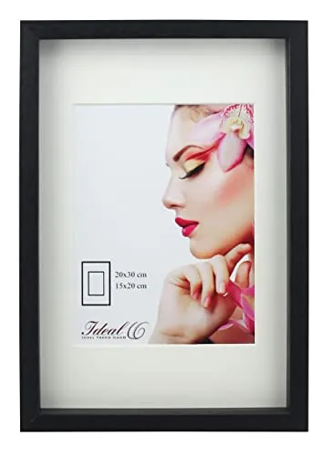 IDEAL TREND 3D Objektrahmen Holz in schwarz von IDEAL TREND