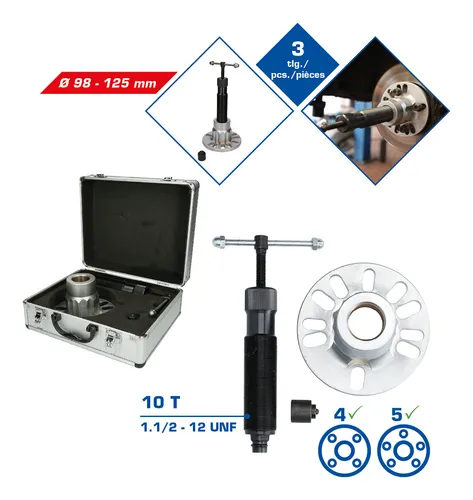 Brilliant Tools Hydraulischer Ausdrücker für Antriebswellen BT671250 - Antriebswellen-Verschraubungen, 98 mm bis 12,5 cm, ideal für effizientes und sicheres Ausdrücken von Antriebswellen.