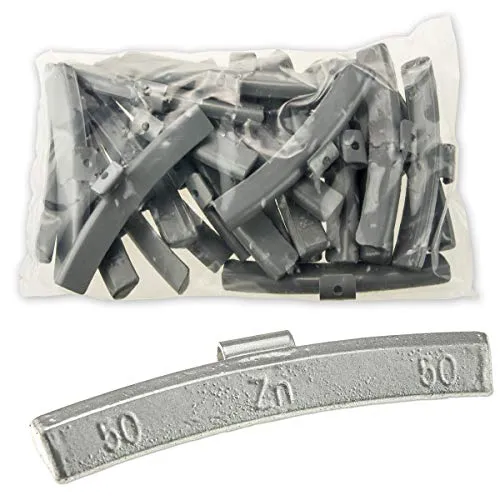 Stix 25x Schlaggewichte Auswuchtgewichte 50g Zink Alufelgen Zinkgewichte Gewichte ZN