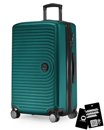 Hauptstadtkoffer Mitte - Mittelgroßer Hartschalen-Koffer mit Digitalem Kofferanhänger - Mittelgroßer 68 cm Trolley mit erweiterbarem Volumen für mehr Gepäck. Der digitale Kofferanhänger schützt deine Daten und ermöglicht Kontaktaufnahme im Verlustfall. Robuste Hartschale und modernes Design für komfortables Reisen.