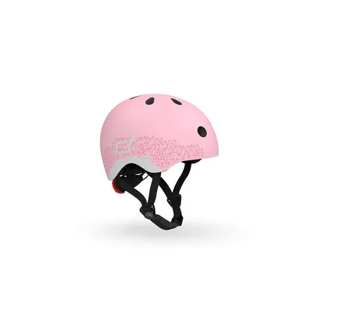 Scoot and Ride Kinderhelm - Fahrradhelm für Kinder von 1 bis 5 Jahren, bietet Sicherheit mit reflektierendem Design und Magnetverschluss. Ideal für sicheres Fahren und Spielen.
