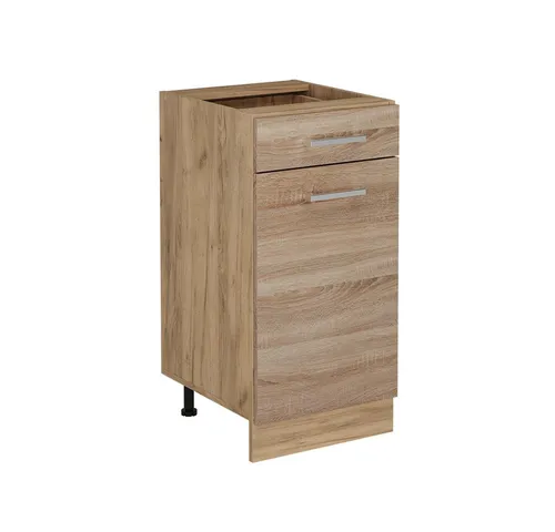 Vicco Unterschrank R-Line, Sonoma/Goldkraft Eiche, 40 cm in braun von Vicco