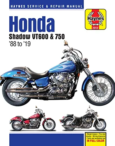 Honda Shadow VT600 & 750 (88-19) Service Manual