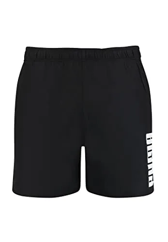 PUMA Herren Swim Men's Mid Shorts Swim Trunks, Schwarz, S