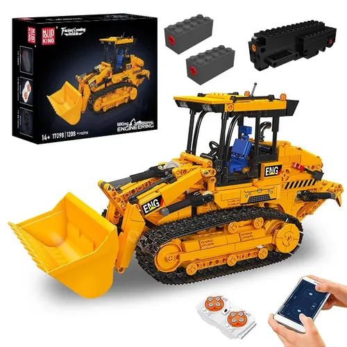 Mould King 17098 RC Crawler Loader Klemmbaustein-Bausatz mit Fernbedienung