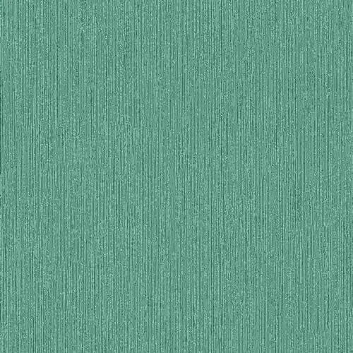 Erismann Tapete | Kollektion Collage | 10396-19 | Vliestapete | Uni/Einfarbig | 0.53 x 10.05 m | Grün | Wohnzimmer | Flur | Büro | Küche | Wohnräume