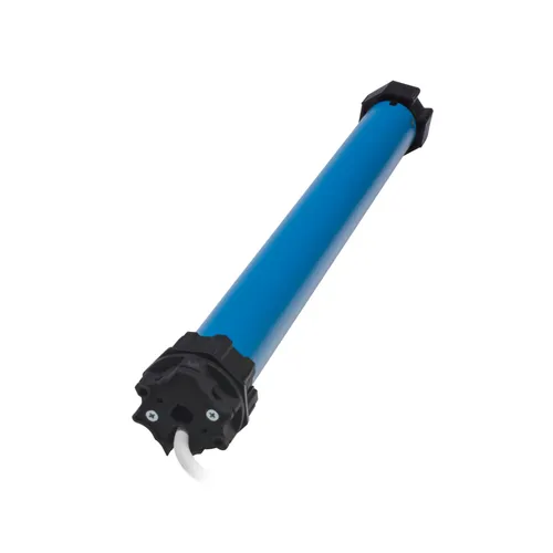 HOMEPILOT Rollladenmotor premium smart m20 - Blau - Rollladenschalter mit selbstlernendem Funkmotor, der Blockier- und Hindernisserkennung bietet. Ideal für smarte Steuerung und zusätzlichen Fliegengittertür-Schutz.