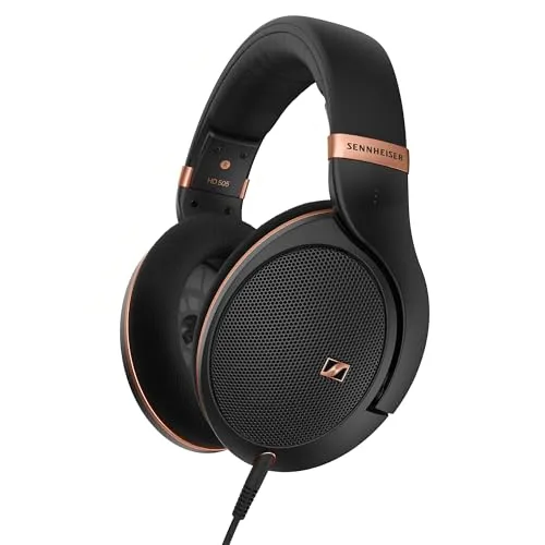 Sennheiser HD 505 Over-Ear Kopfhörer mit Kabel, Headphones mit transparentem Klang & präzisem Bass, mehr Komfort, Studio-Kopfhörer für Musik, Gaming, Audiophile, Studenten, Reisen, Copper-Edition