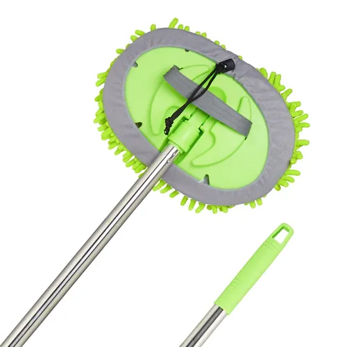 Auto waschbürste Teleskop Waschmopp Mikrofaser Autowaschmopp leicht 160 cm