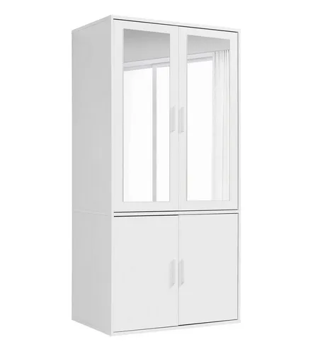 mokebo Kleiderschrank Der Grenzenlose (4-Türig mit Fächern)