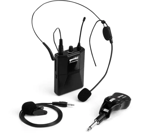 Gemini GMU-HSL100 - UHF-Funkmikrofonsystem mit zwei Mikrofonarten